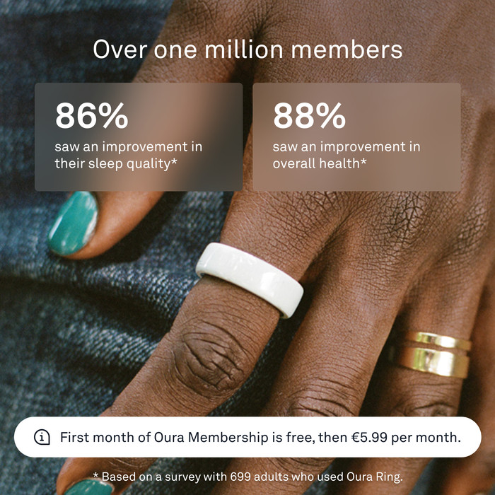 Oura Ring 4 Ceramic Maat 7 Cloud visual leverancier