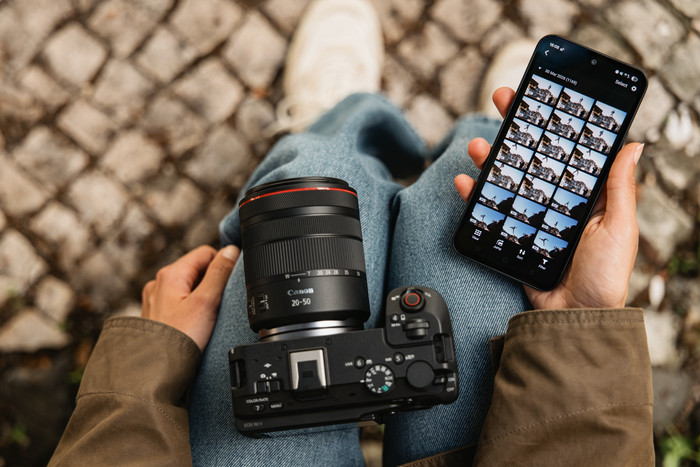 Canon EOS R6 V + RF 20-50mm f/4L IS USM PZ product in gebruik