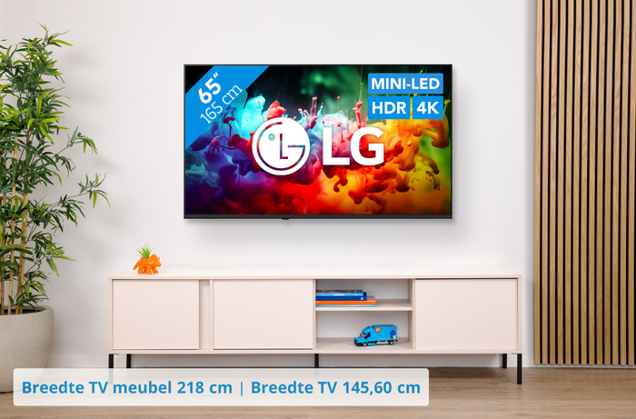 LG Mini-led 65" QNED71 (2026) visual Coolblue 1