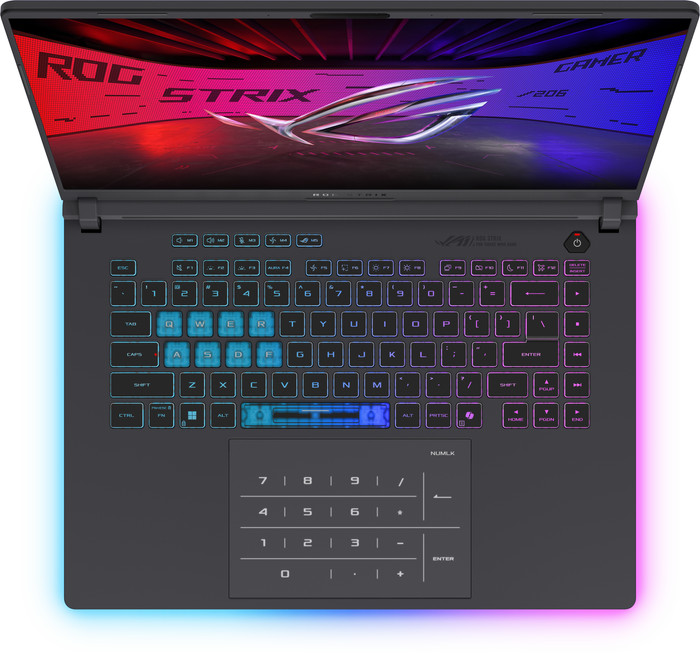 ASUS ROG Strix 16 G615LP-S5270W AZERTY bovenkant