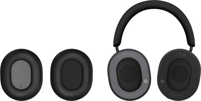 Sonos Ace Oorkussens Zwart voorkant