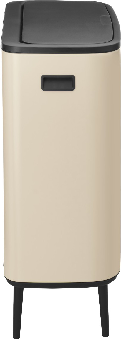 Brabantia Bo Touch Bin Hi Poubelle 2 x 30 Litres Soft Beige côté droit