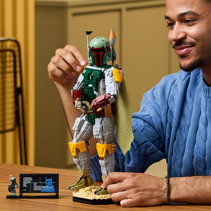 LEGO Star Wars Boba Fett 75455 product in gebruik