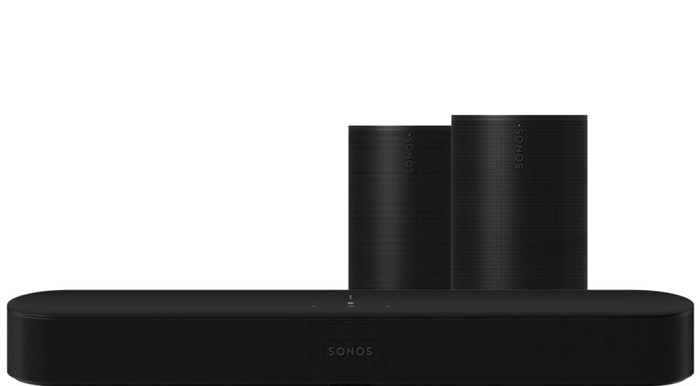 Sonos Beam Gen2 Zwart + Era 100 SL Duopack Zwart Main Image