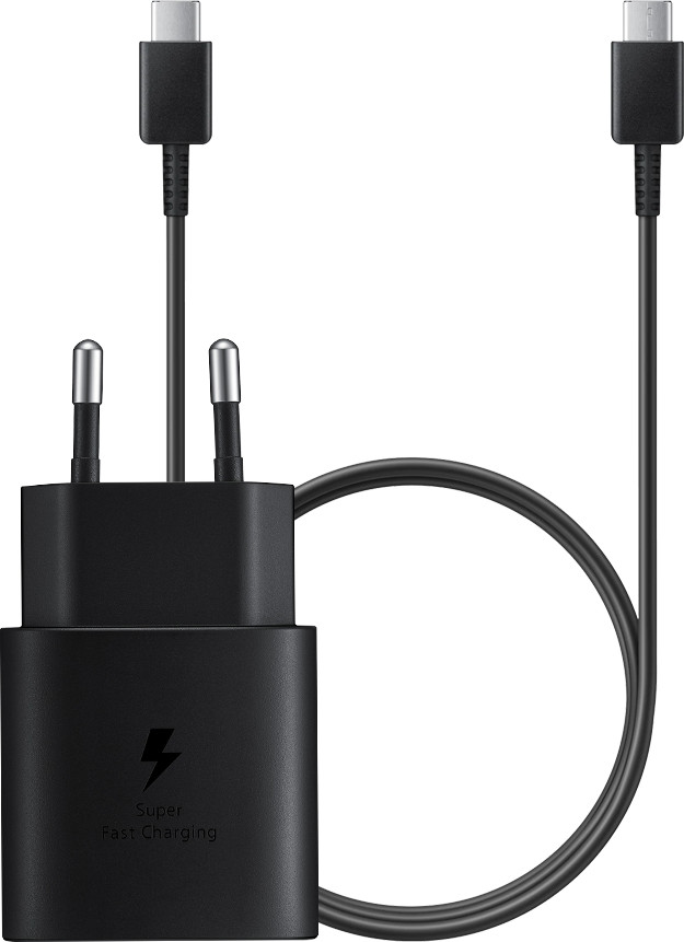 Samsung Super Fast Charging Oplader 25W + Usb C Kabel 1m Kunststof Zwart Main Image