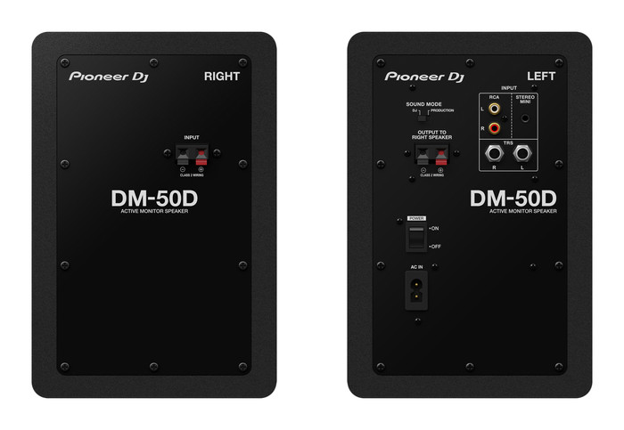 Pioneer DJ DM-50D arrière