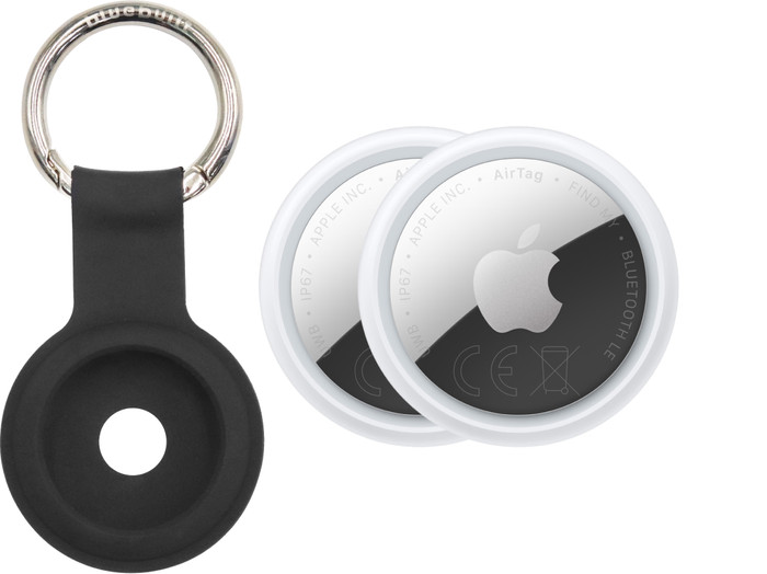 Apple AirTag 2 (2-Pack) + BlueBuilt Apple AirTag Sleutelhanger Main Image