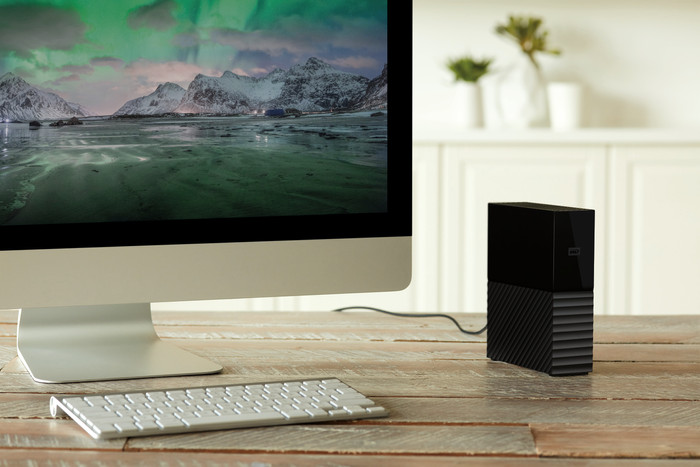 WD My Book 8TB product in gebruik