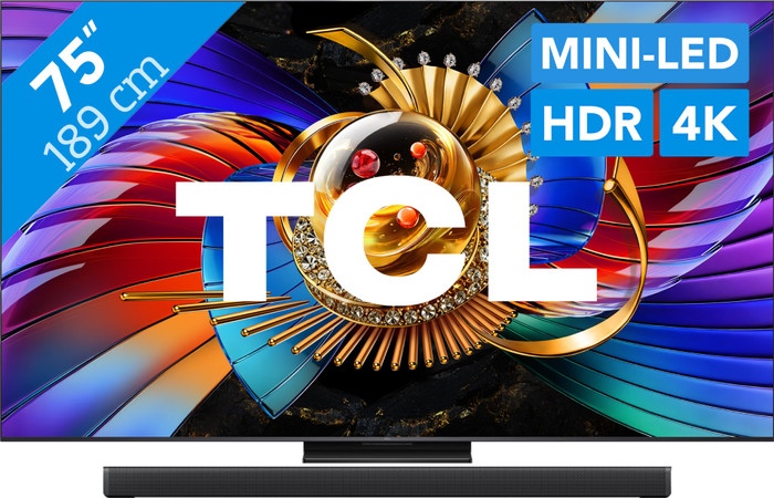 TCL SQD Mini-led 75" 80L (2026) + TCL Q75K Main Image