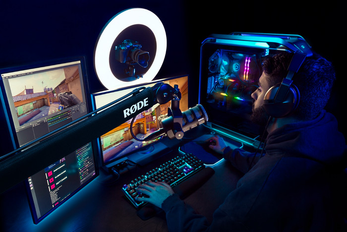 Rode PSA1+ product in use