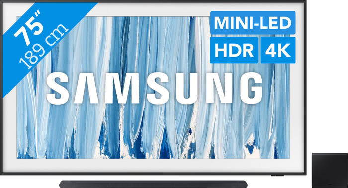 Samsung The Frame Pro 75" (2026) + Samsung HW-S800D Zwart Main Image