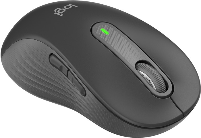 Logitech Signature M650 L Wireless Mouse Left-Handed Graphite right side