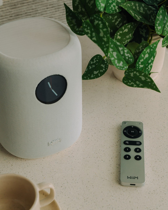 WiiM Sound Wit product in gebruik