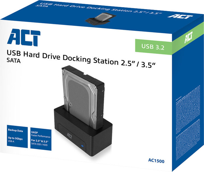 ACT AC1500 2,5"/3,5'' SATA Station d'Accueil null