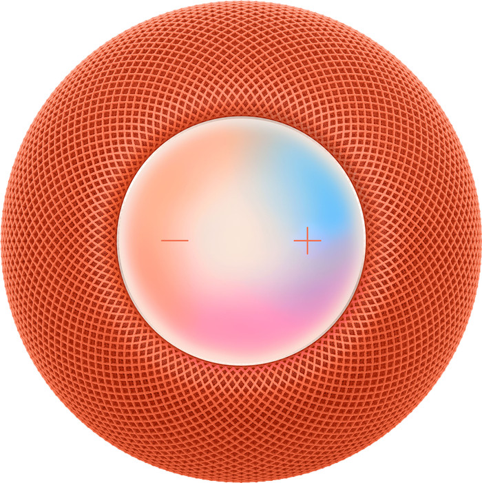 Apple HomePod mini Orange dessus