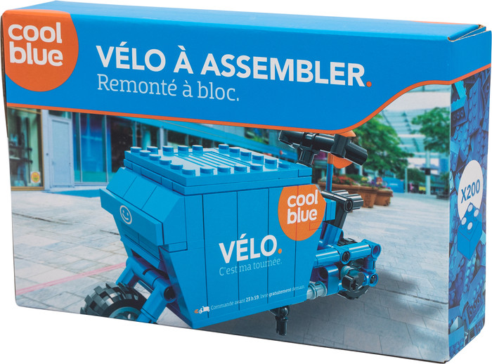 Vélo à Monter Coolblue emballage