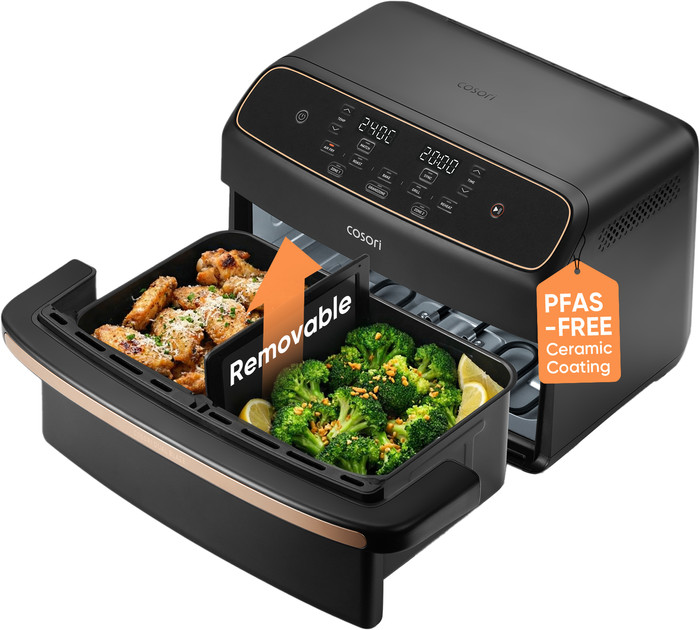 Cosori Dual Blaze TwinFry Compact produit à l'usage
