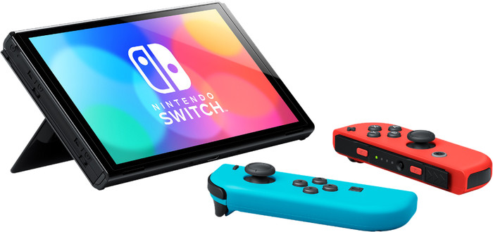 Nintendo Switch OLED Blauw Rood accessoire