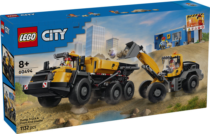 LEGO City - Le Camion-benne et la Chargeuse Frontale 60494 emballage