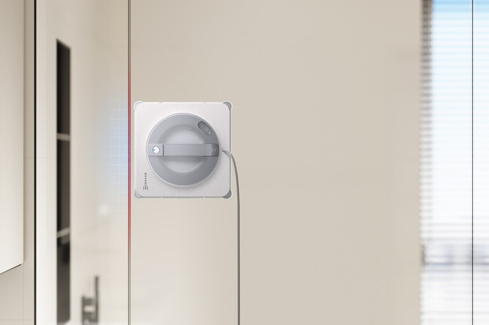 Ecovacs WINBOT W2S Pro Omni product in gebruik