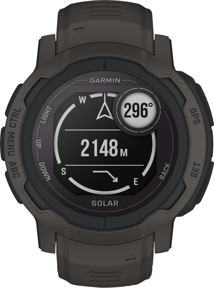Garmin Instinct 2 Solar Graphite front