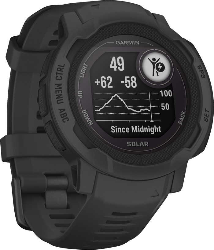 Garmin Instinct 2 Solar Graphite left side
