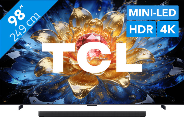 TCL QD Mini-LED 98" T8D (2026) + TCL Q75K Main Image