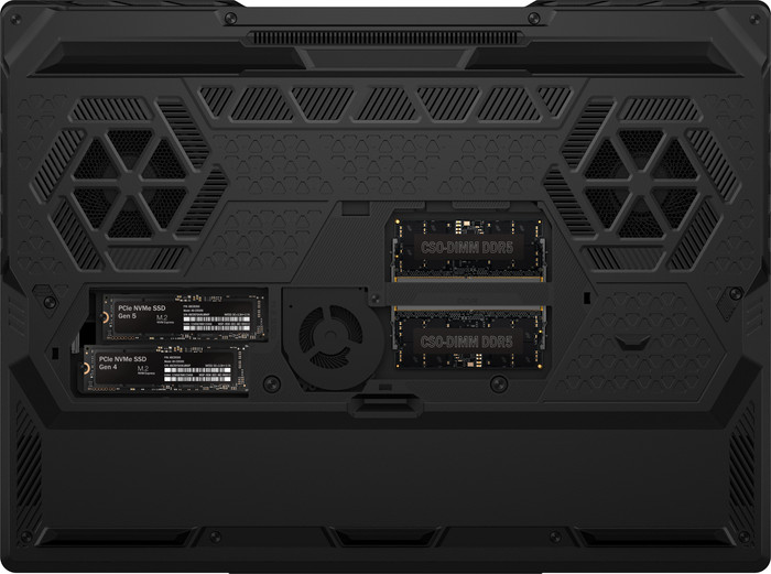 MSI Raider 16 Max HX B2WJ-038NL inside