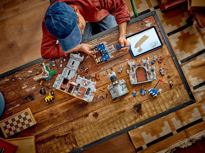 LEGO Creator 3-in-1 Medieval Horse Knight Castle 31168 product in use