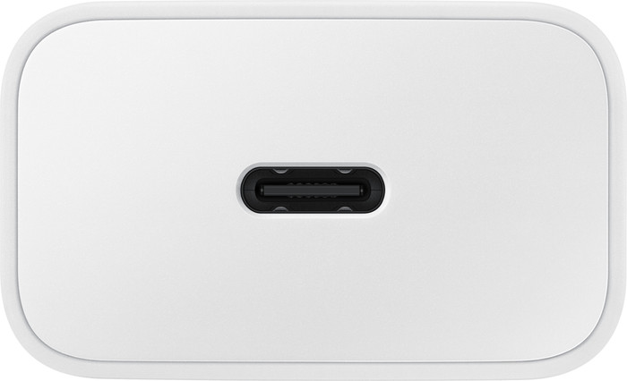 Samsung Power Delivery Oplader met Usb C Poort 15W Wit voorkant