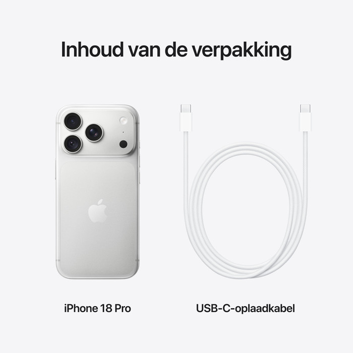 Apple iPhone 18 Pro 256GB Zilver visual leverancier