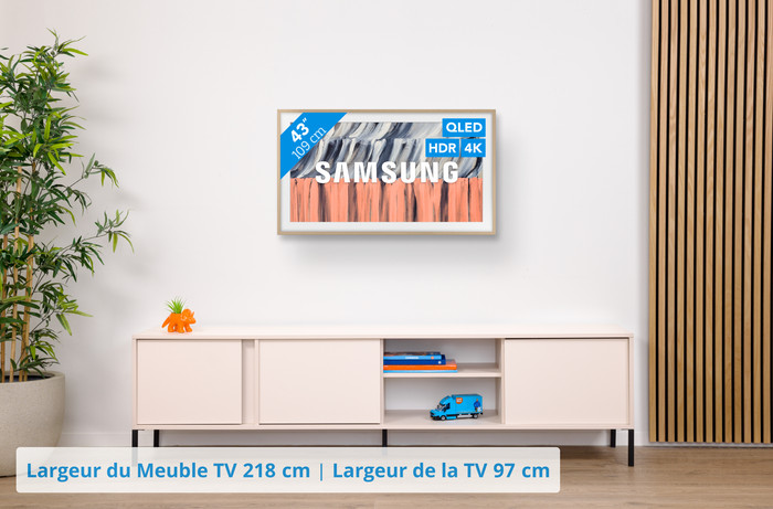 Samsung The Frame 43" (2026) + Samsung HW-S700D Noir (2024) visuel Coolblue 1