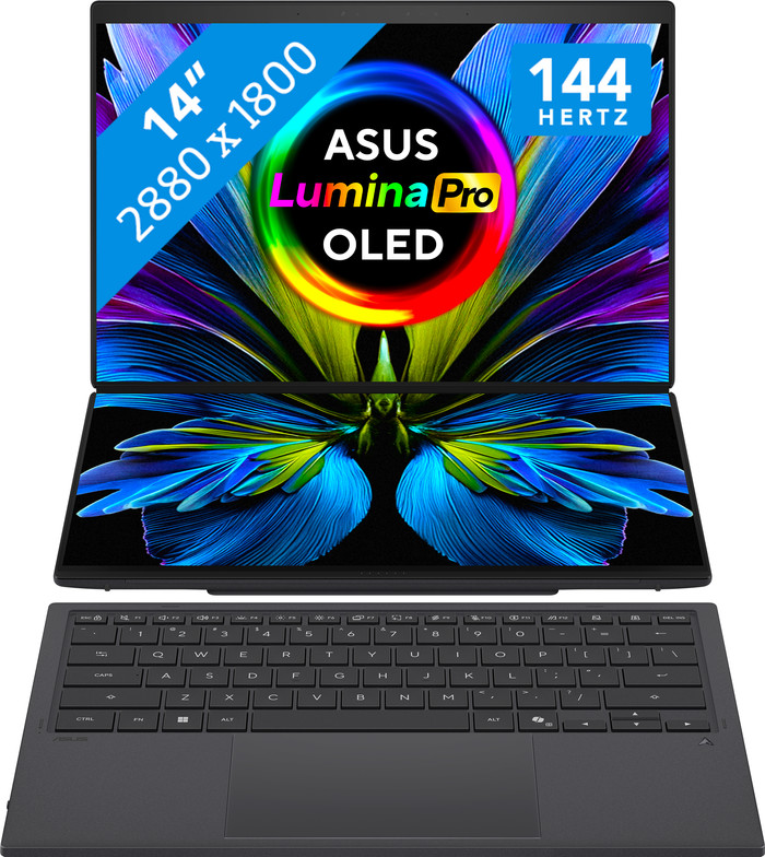 ASUS Zenbook Duo OLED Copilot+ PC UX8407AA-SN108W-BE Azerty Main Image