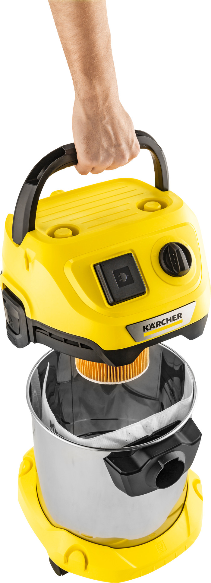 Kärcher KFI 3310 Filter for WD 2 Plus and WD 3 product in use