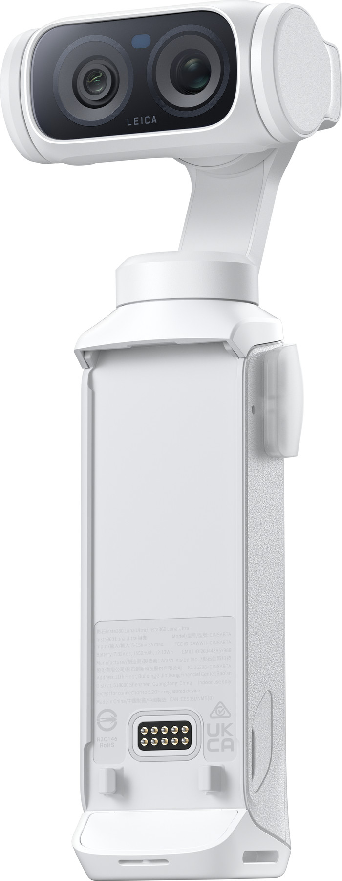 Insta360 Luna Ultra Blanc détail
