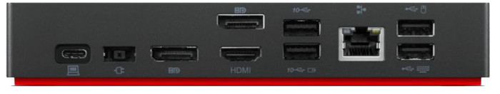 Lenovo ThinkPad USB-C Dock arrière