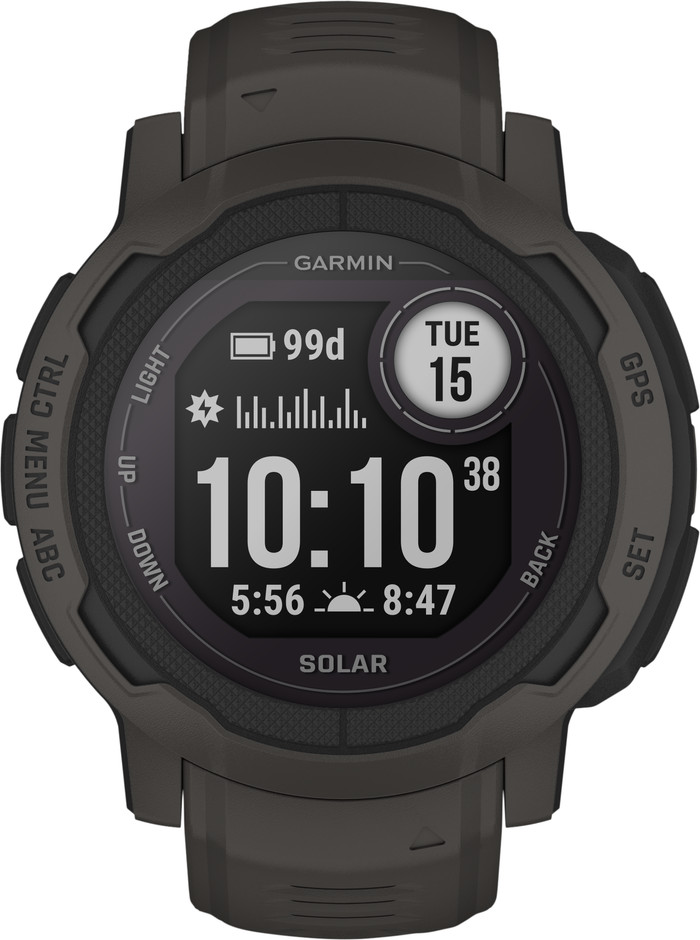 Garmin Instinct 2 Solar Graphite front