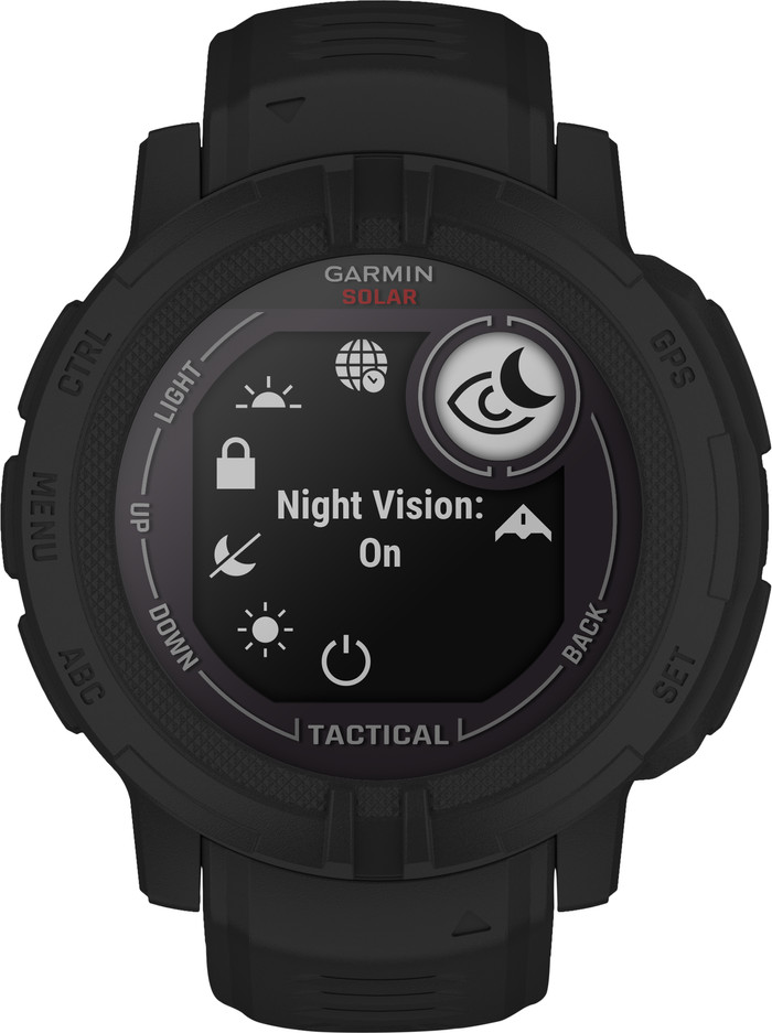 Garmin Instinct 2 Solar Tactical Edition Black front
