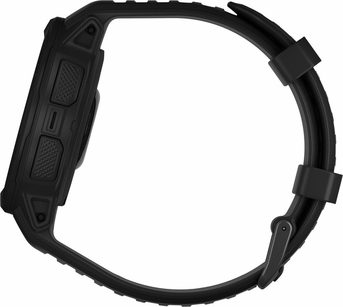 Garmin Instinct 2 Solar Tactical Edition Black left side