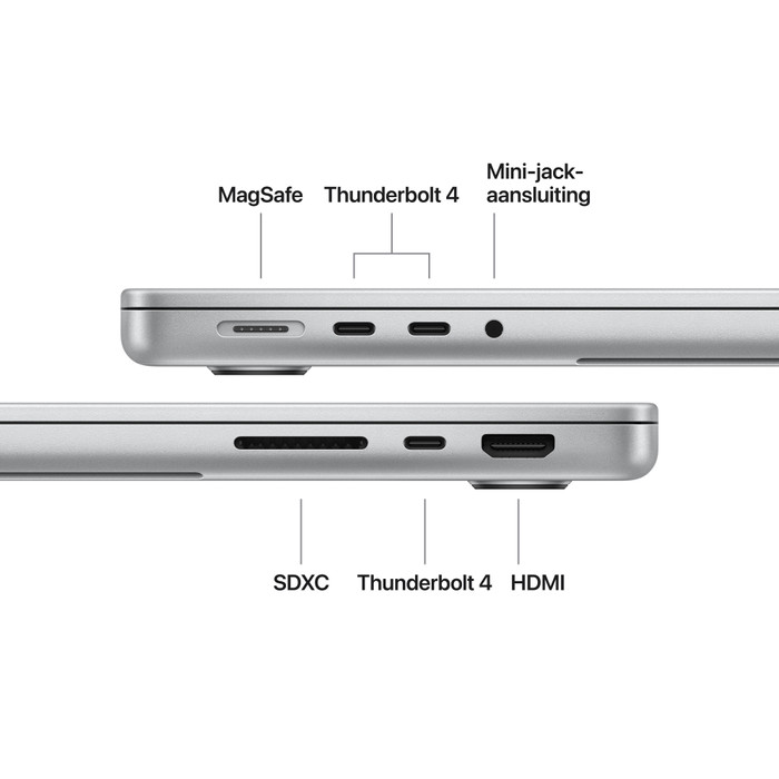 Apple MacBook Pro 14 inch M6 32GB / 1TB Zwart QWERTY visual leverancier