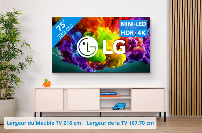 LG Mini-LED 75" QNED93 (2026) visuel Coolblue 1