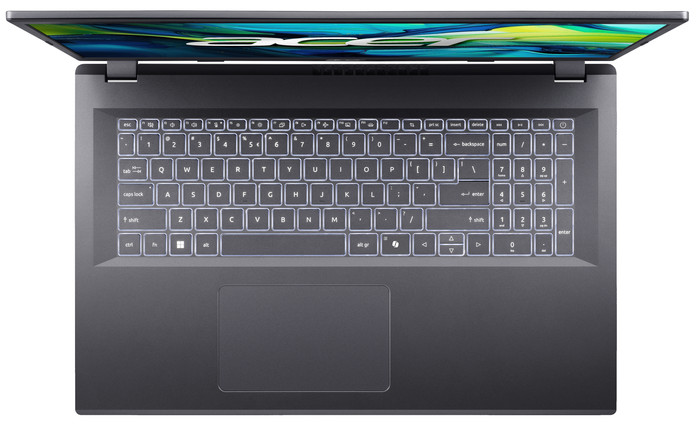 Acer Aspire 17 A17-51M-7824 Azerty bovenkant