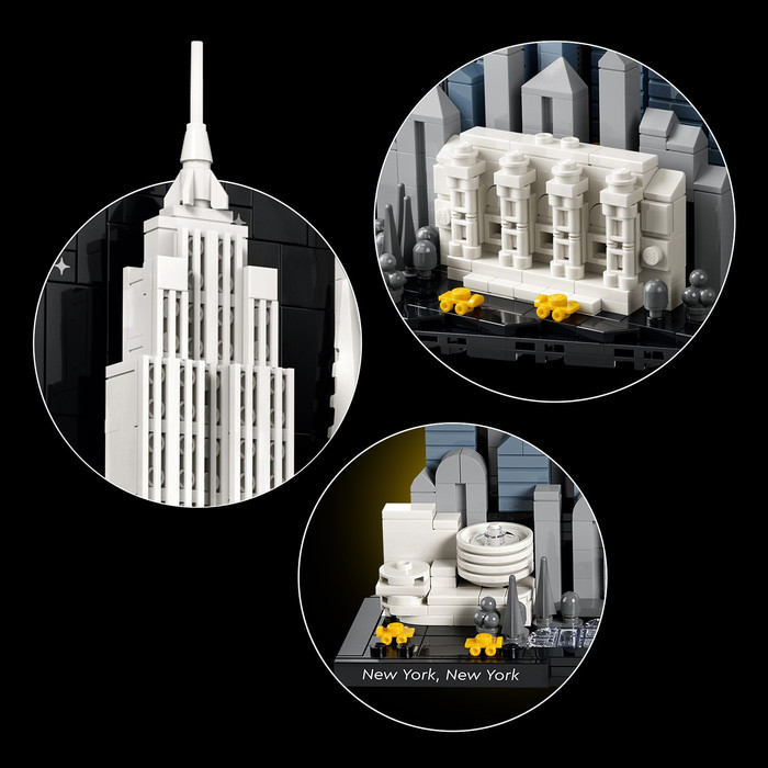 LEGO Architecture - New York, la Grosse Pomme 21066 visuel fournisseur