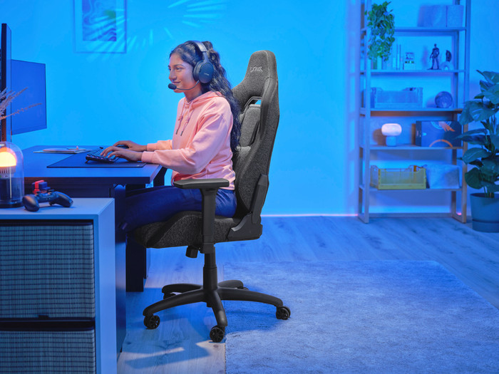 Trust GXT 723 Ruya Gaming Stoel Grijs visual leverancier