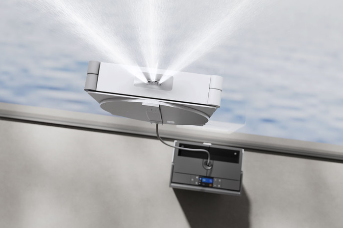 Ecovacs WINBOT W3 OMNI product in gebruik