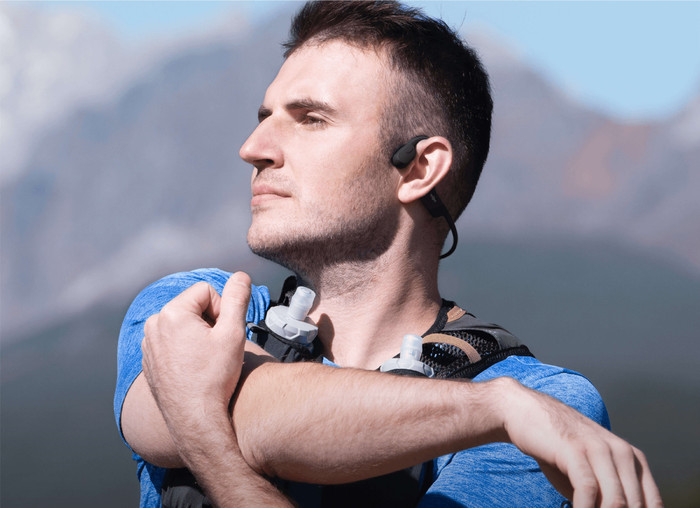 Shokz OpenRun USB-C Black product in use