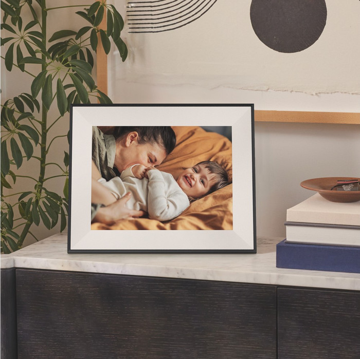 Aura Frames Aspen Noir produit à l'usage