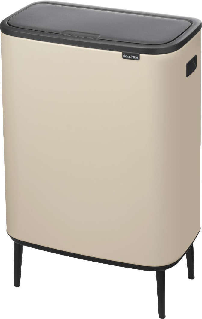 Brabantia Bo Touch Bin Hi Poubelle 60 Litres Soft Beige avant