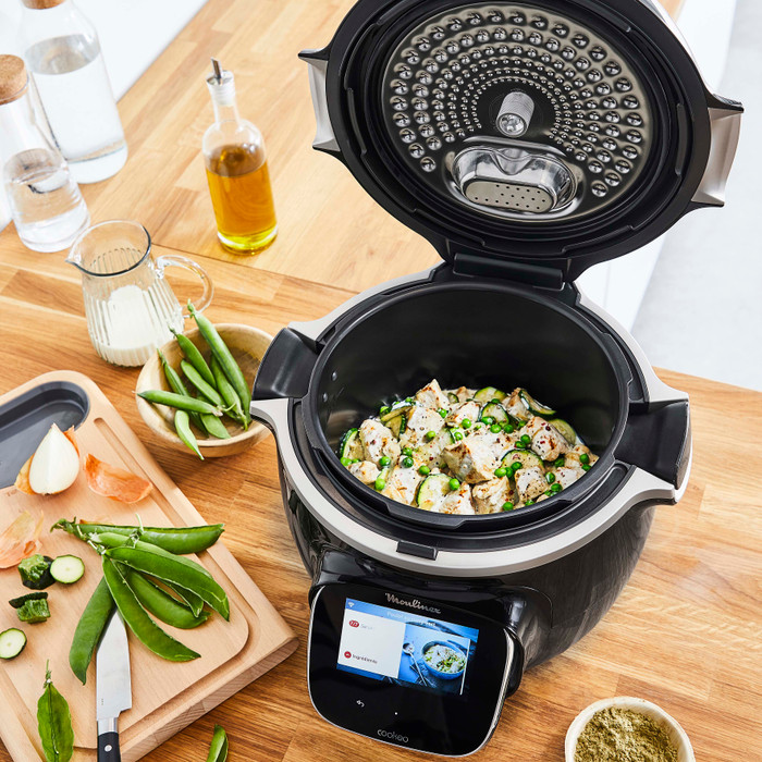 Moulinex Cookeo Touch Wifi CE902800 Zwart product in gebruik