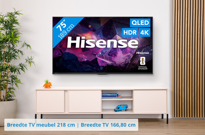 Hisense QLED 75" E79S PRO (2026) visual Coolblue 1